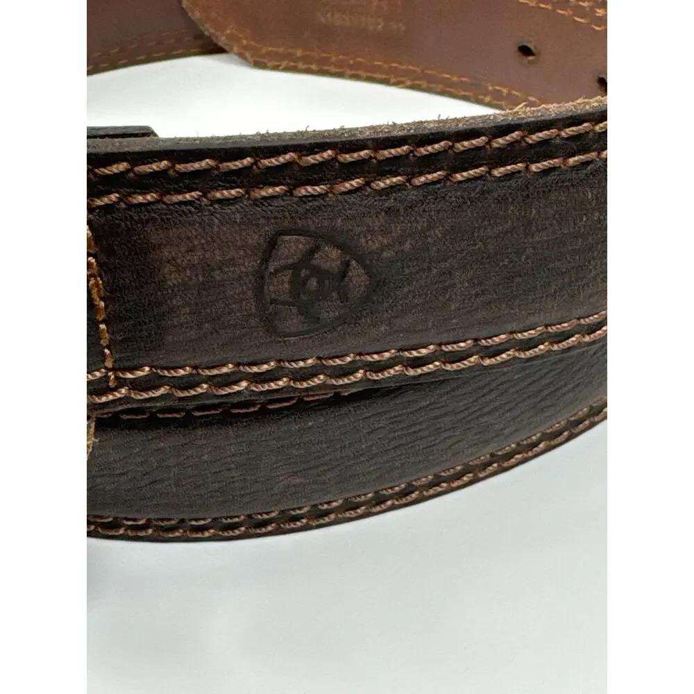Ariat Men's Classic Double Keeper Leather Belt, Size 32